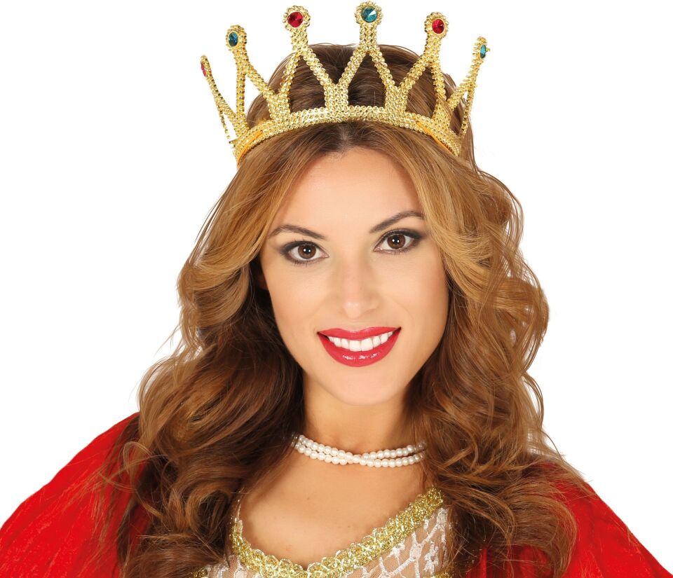 Kraliçe Tacı Altın Renk Şık Tasarımlı Fonksiyonel Ürün