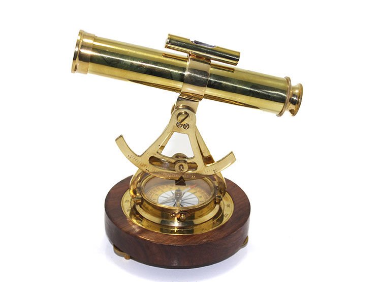 Masa Üstü Pusulalı Dürbün Modeli Şık Tasarımlı Fonksiyonel Ürün