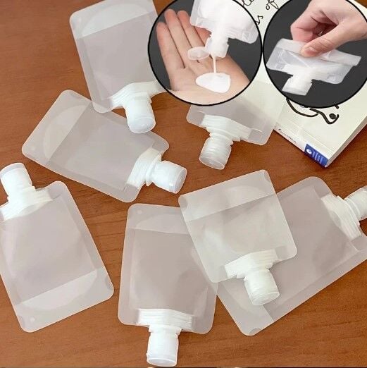 3 Adet 100ml Krem Şampuan Kabı Tekrar Kullanılabilir Set Şık Tasarımlı Fonksiyonel Ürün