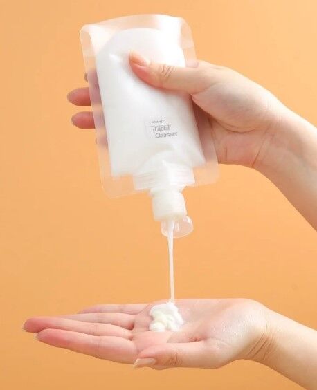 3 Adet 100ml Krem Şampuan Kabı Tekrar Kullanılabilir Set Şık Tasarımlı Fonksiyonel Ürün