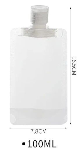 3 Adet 100ml Krem Şampuan Kabı Tekrar Kullanılabilir Set Şık Tasarımlı Fonksiyonel Ürün