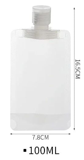 3 Adet 100ml Krem Şampuan Kabı Tekrar Kullanılabilir Set Şık Tasarımlı Fonksiyonel Ürün