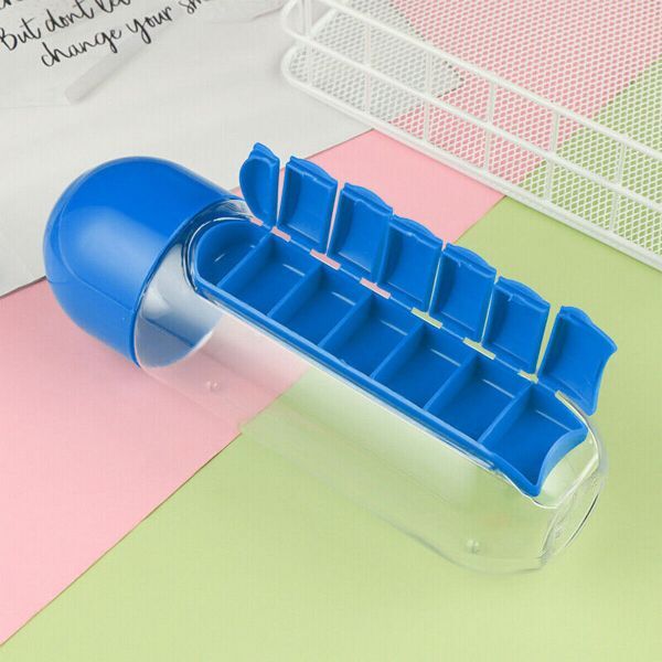 Pillbox Su Matarası Şık Tasarımlı Fonksiyonel Ürün