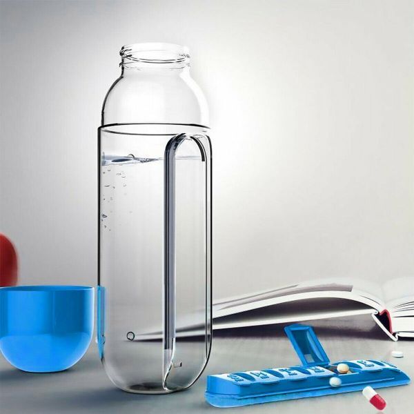 Pillbox Su Matarası Şık Tasarımlı Fonksiyonel Ürün