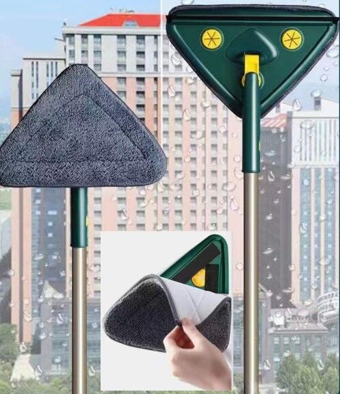 2 Bezli Üçgen Çek Çekli Mop Islak Mendil Uyumlu Şık Tasarımlı Fonksiyonel Ürün