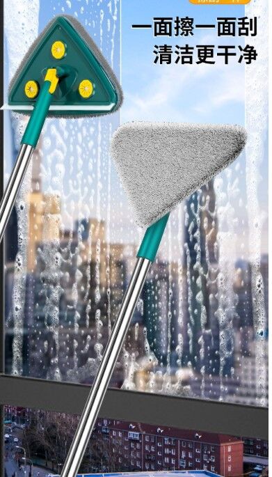 2 Bezli Üçgen Çek Çekli Mop Islak Mendil Uyumlu Şık Tasarımlı Fonksiyonel Ürün