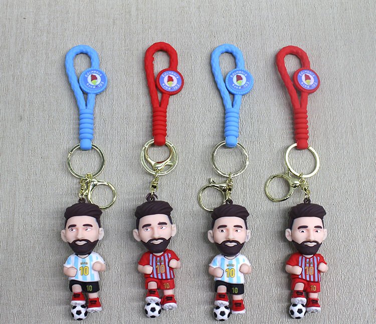 Messi Silikon Anahtarlık Şık Tasarımlı Fonksiyonel Ürün
