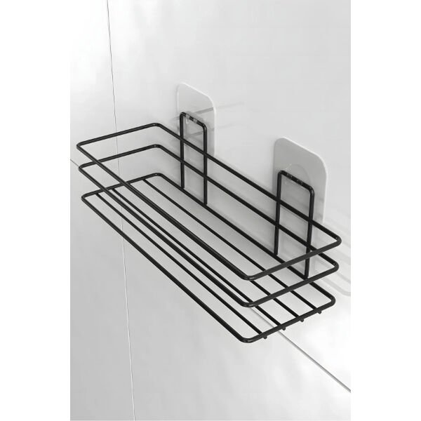 Yapışkanlı Duş ve Banyo Rafı Şık Tasarımlı Fonksiyonel Ürün