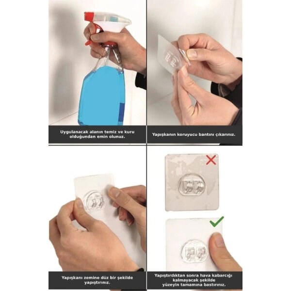 Yapışkanlı Duş ve Banyo Rafı Şık Tasarımlı Fonksiyonel Ürün