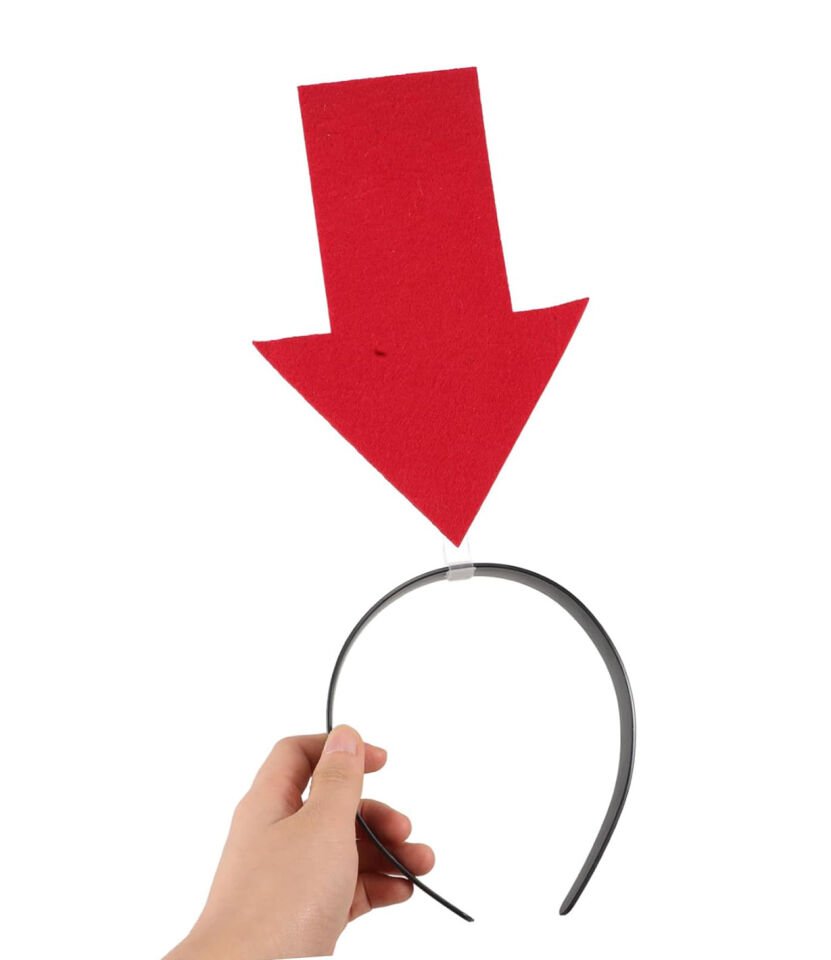 Kişiselleştirilebilir Ok Taç – Kırmızı Renk