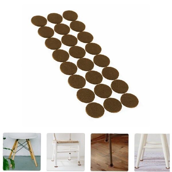 Yuvarlak Mobilya Koruyucu Keçe 24'lü Paket Şık Tasarımlı Fonksiyonel Ürün