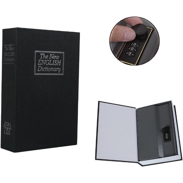 Şifreli Kitap Kasa Şık Tasarımlı Fonksiyonel Ürün