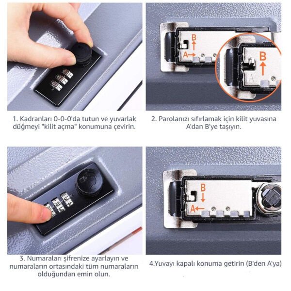 Şifreli Kitap Kasa Şık Tasarımlı Fonksiyonel Ürün