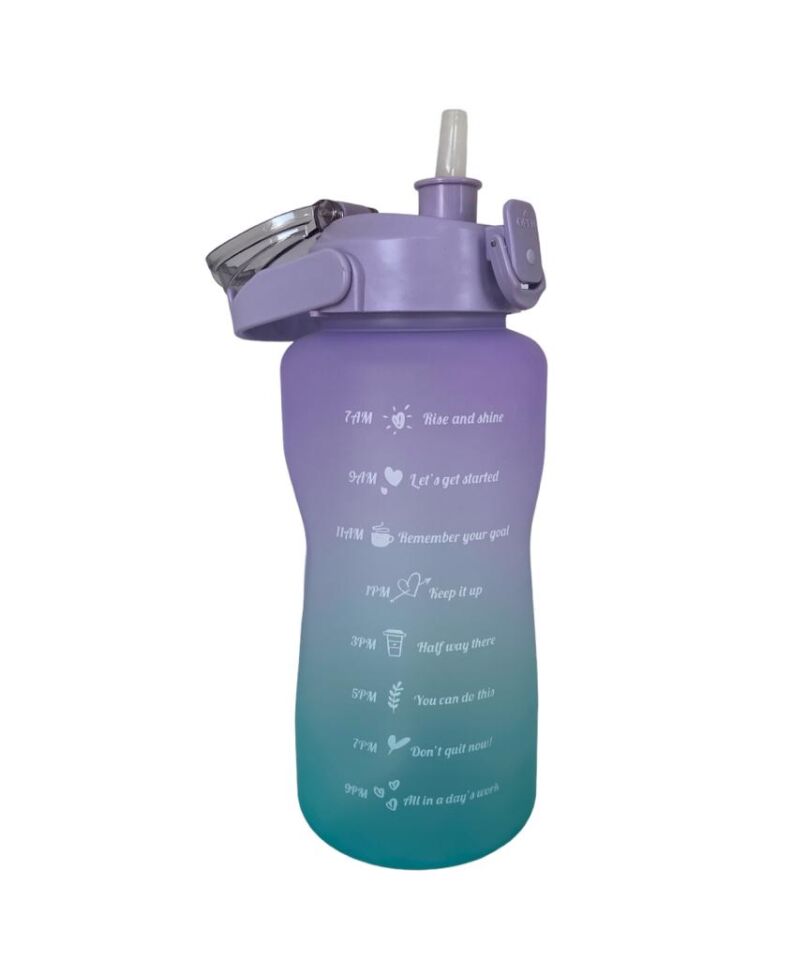 Günlük Motivasyon Su Matarası 2 Litre Şık Tasarımlı Fonksiyonel Ürün