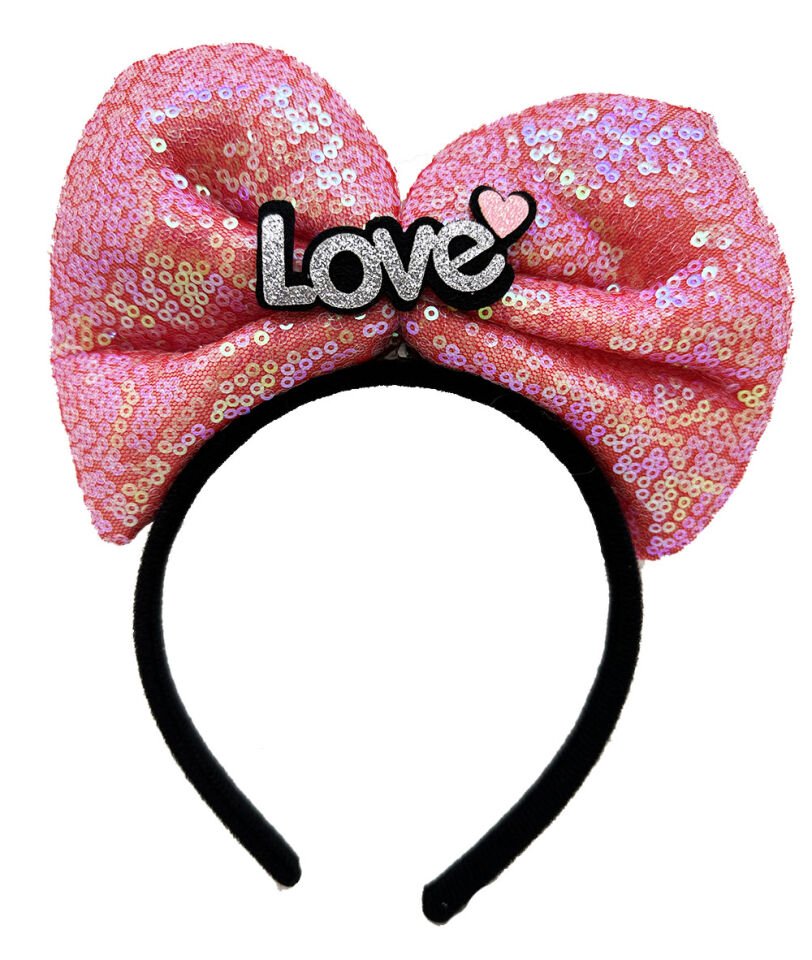 Led Işıklı Fuşya Fiyonk Taç Şık Tasarımlı Fonksiyonel Ürün