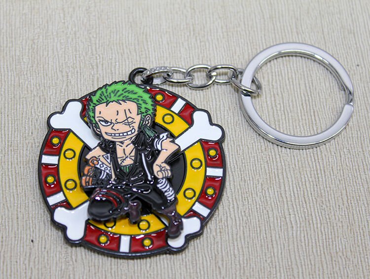 Metal Dönen One Piece Anahtarlık Şık Tasarımlı Fonksiyonel Ürün