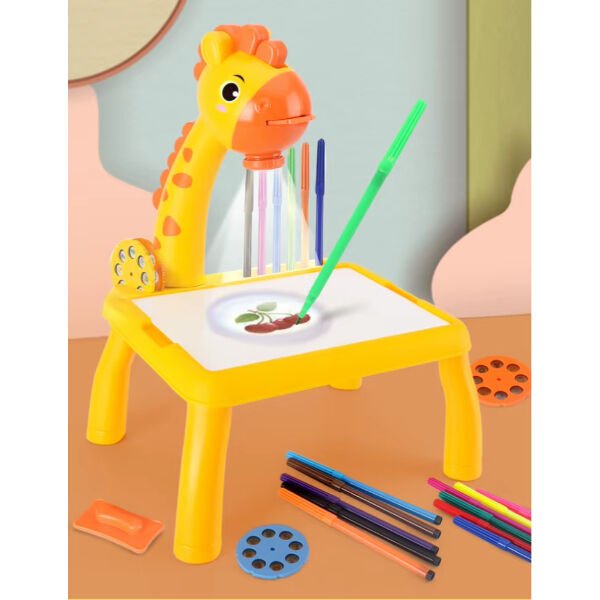 Zürafa Tasarımlı Projeksiyonlu Boyama Tahtası Şık Tasarımlı Fonksiyonel Ürün