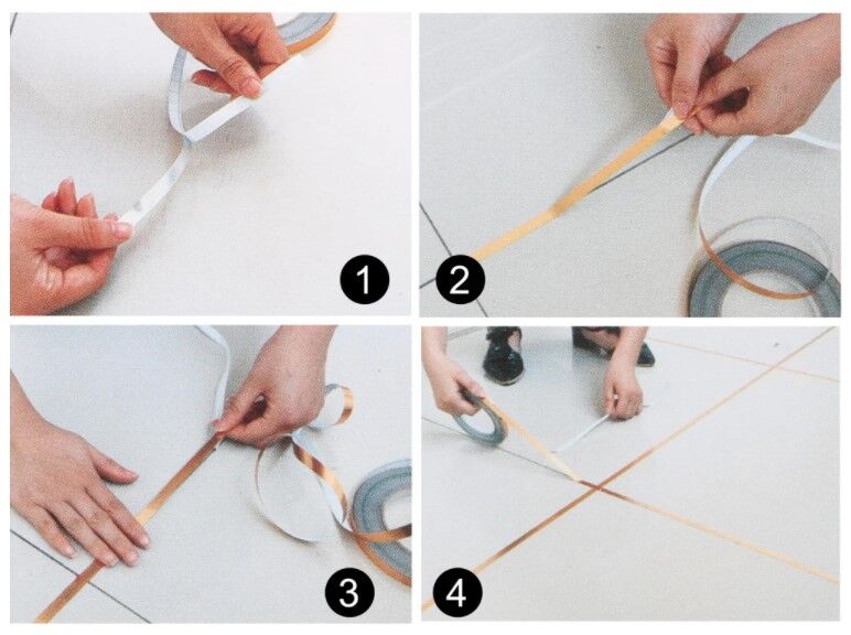 0.5 cm 50 Metre Gri Fayans Arası Şerit Bant Şık Tasarımlı Fonksiyonel Ürün