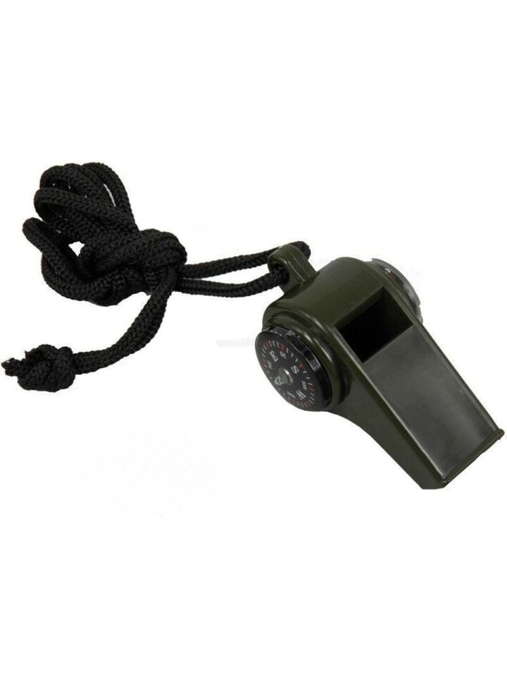 Pusulalı Çok Fonksiyonlu Acil Durum Düdüğü Şık Tasarımlı Fonksiyonel Ürün