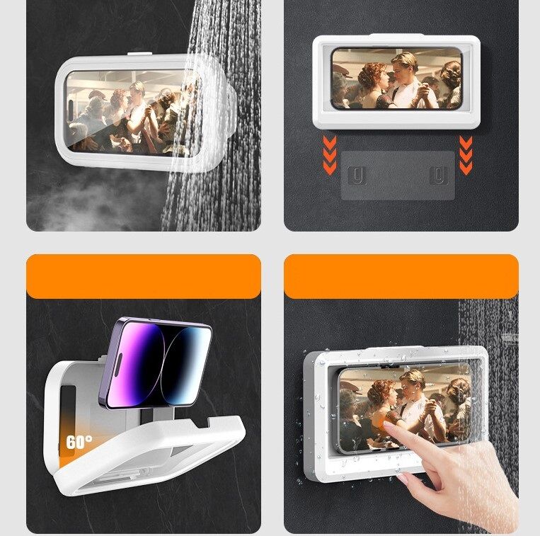 Hareketli Su Geçirmez Telefon Tutucu Stand Şık Tasarımlı Fonksiyonel Ürün