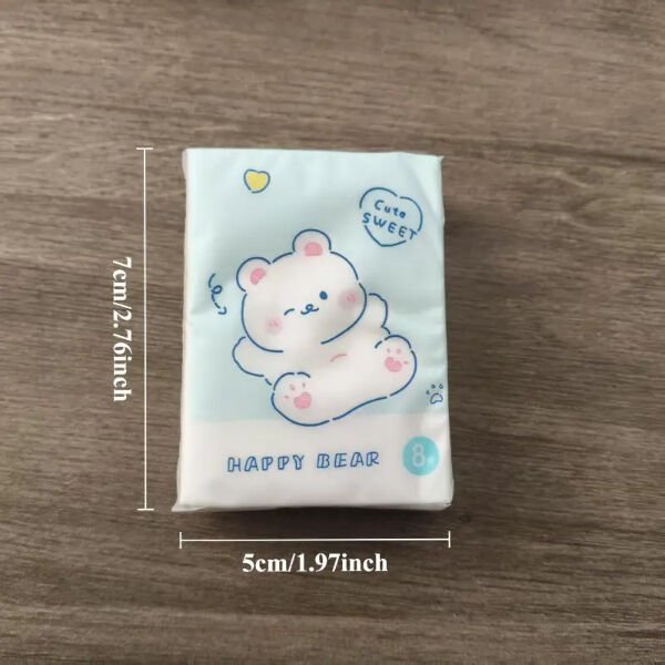 Sevimli Figürlü Çocuk Mendili 9'lu Paket Şık Tasarımlı Fonksiyonel Ürün