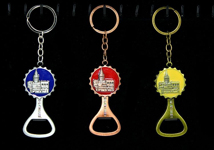 Metal Galata Kulesi Anahtarlık Ve Açacak Model 2 Şık Tasarımlı Fonksiyonel Ürün