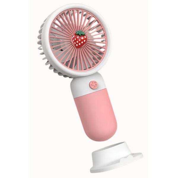 Sevimli Tasarımlı Telefon Tutuculu El Fanı Şık Tasarımlı Fonksiyonel Ürün