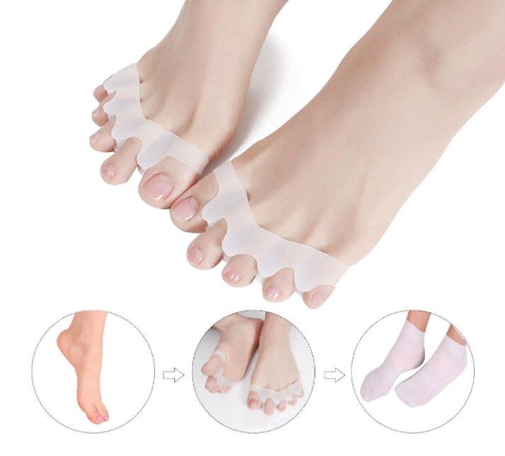 5 PARMAK AYIRAN GEÇMELI MAKARA BEYAZ RENK Şık Tasarımlı Fonksiyonel Ürün