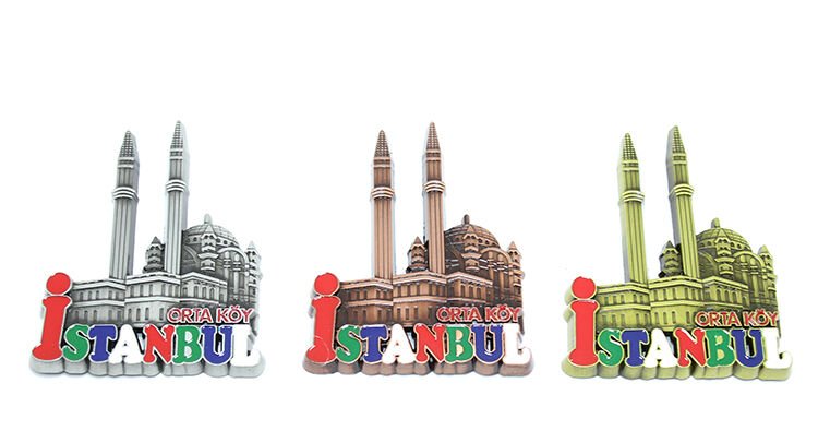 Metal İstanbul Temalı Yöresel Magnet Model 2 Şık Tasarımlı Fonksiyonel Ürün