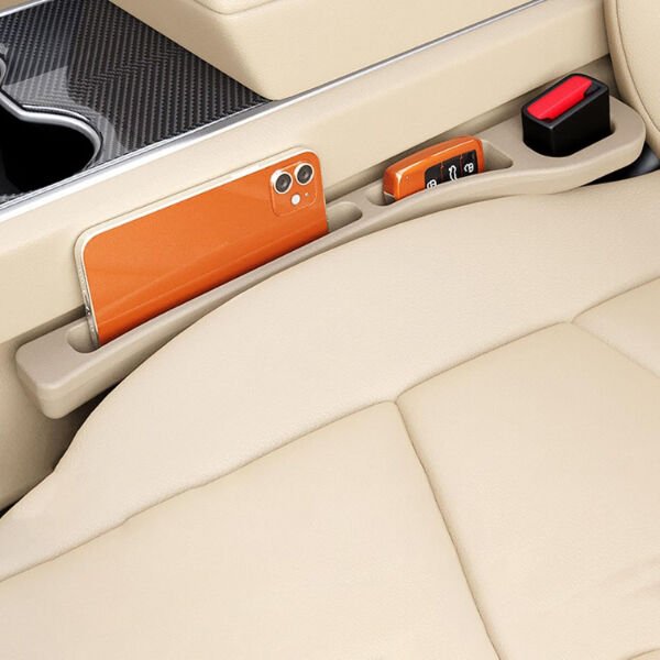 Araba Koltuk Arası Düzenleyici Krem Renk Şık Tasarımlı Fonksiyonel Ürün