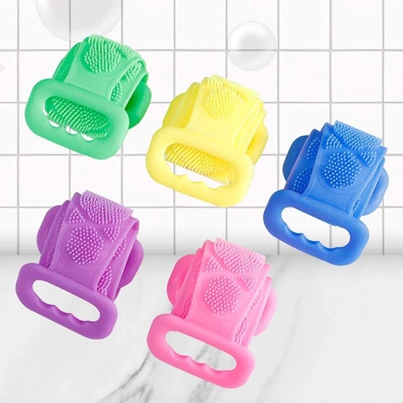 Silikon Çift Taraflı Banyo Kesesi Şık Tasarımlı Fonksiyonel Ürün