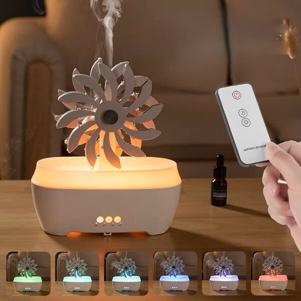 Rüzgar Değirmeni Hava Nemlendirici Şık Tasarımlı Fonksiyonel Ürün