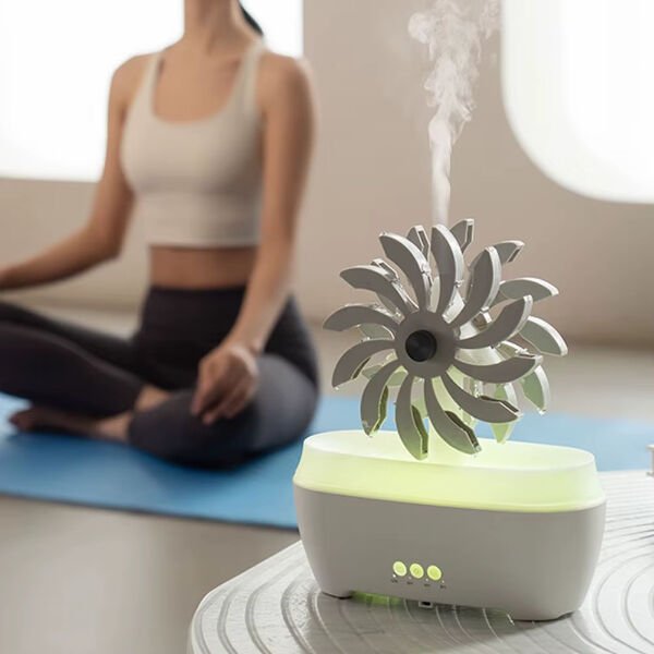 Rüzgar Değirmeni Hava Nemlendirici Şık Tasarımlı Fonksiyonel Ürün