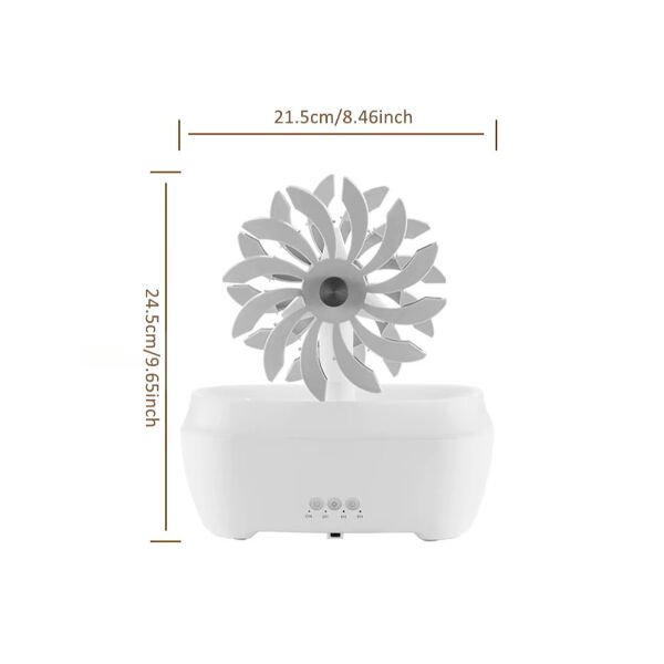 Rüzgar Değirmeni Hava Nemlendirici Şık Tasarımlı Fonksiyonel Ürün