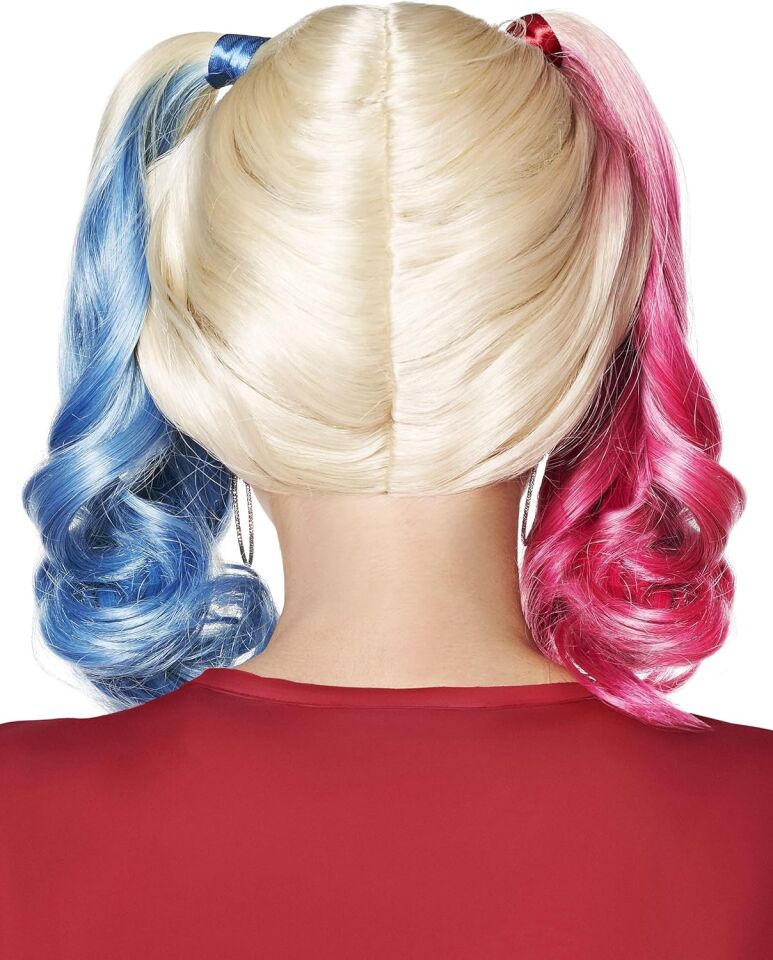 Suicide Squad Harley Quinn Kostüm Peruk Şık Tasarımlı Fonksiyonel Ürün