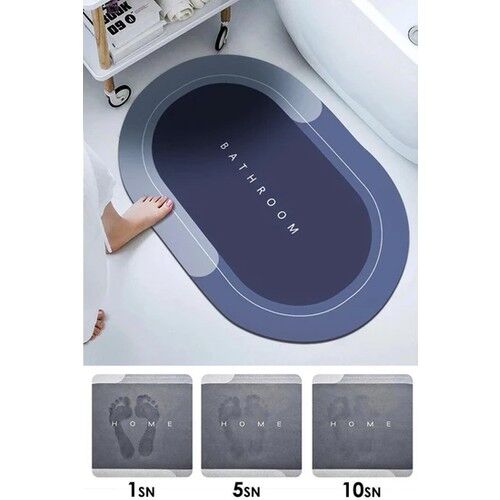 Süper Su Emici Kaymaz Tabanlı Paspas Şık Tasarımlı Fonksiyonel Ürün