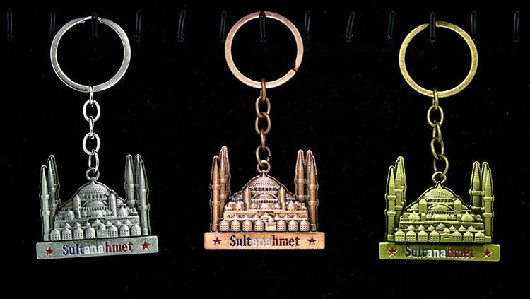 Metal Sultanahmet Anahtarlık Şık Tasarımlı Fonksiyonel Ürün