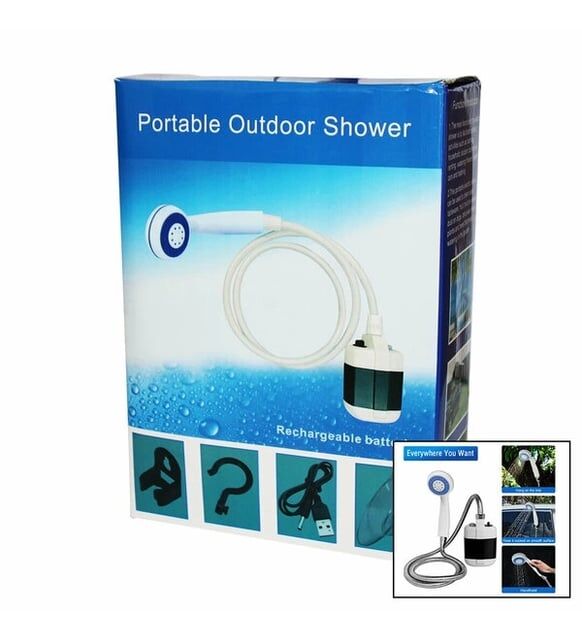 Taşınabilir Duş Seti – Pompalı ve Şarjlı Şık Tasarımlı Fonksiyonel Ürün