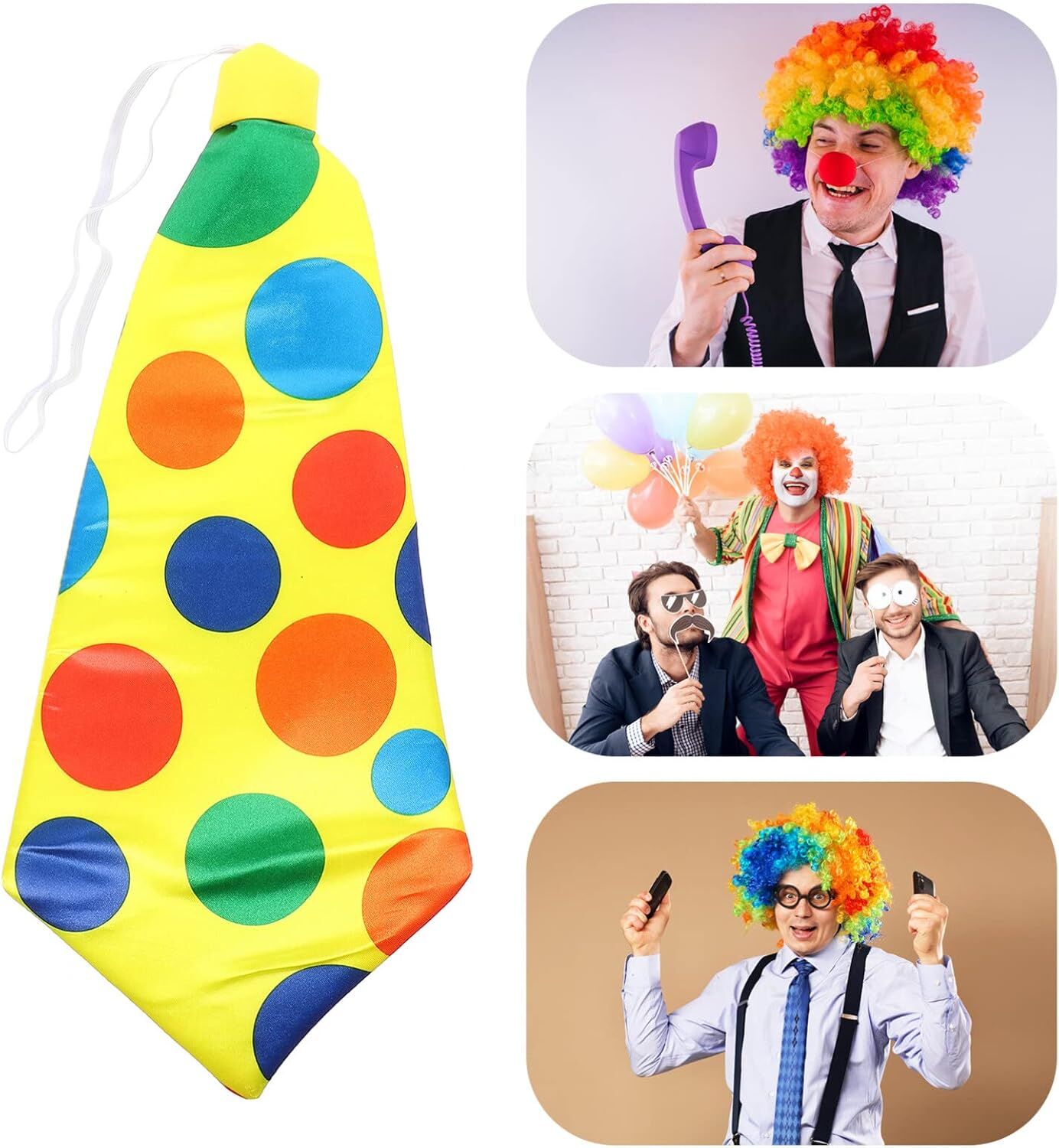 Palyaço Kravatı Lastikli Geniş Kesim Şık Tasarımlı Fonksiyonel Ürün