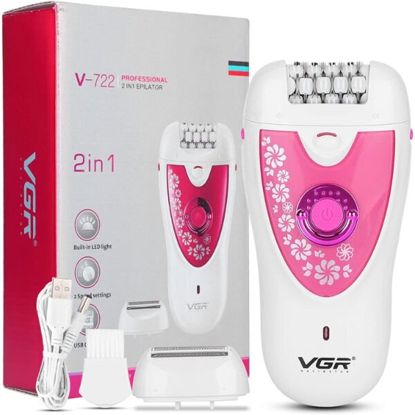 Profesyonel 2 Başlıklı Epilasyon Aleti Şık Tasarımlı Fonksiyonel Ürün