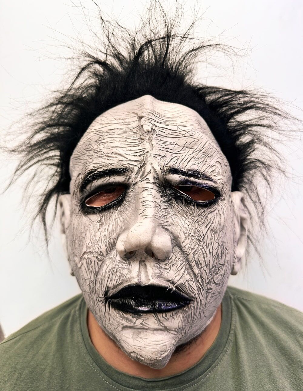 Michael Myers Siyah Saçlı Yüz Maskesi Şık Tasarımlı Fonksiyonel Ürün