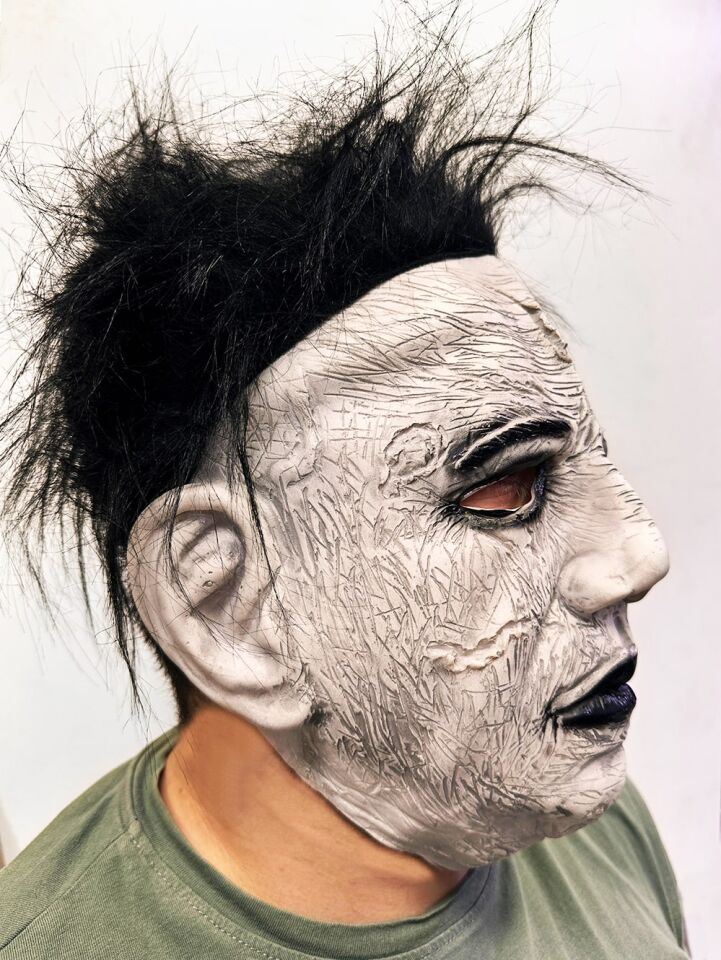 Michael Myers Siyah Saçlı Yüz Maskesi Şık Tasarımlı Fonksiyonel Ürün