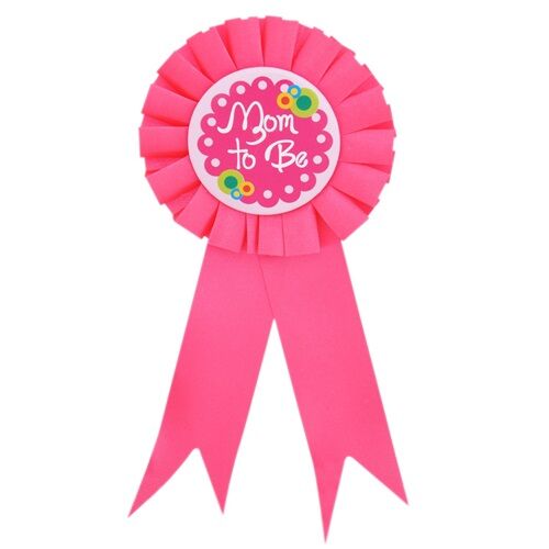 Mom To Be Yazılı Rozet Pembe Renk Şık Tasarımlı Fonksiyonel Ürün