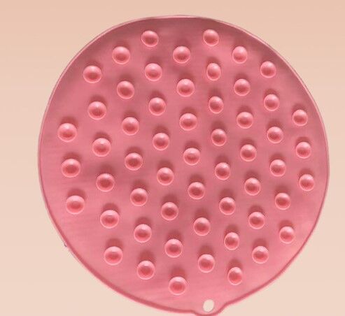 Yuvarlak Vantuzlu Banyo Sırt Kese Matı 26 cm Şık Tasarımlı Fonksiyonel Ürün