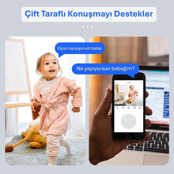 5 Antenli Bebek Ev Güvenlik Kamerası Şık Tasarımlı Fonksiyonel Ürün