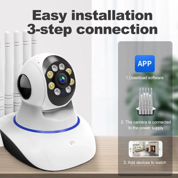 5 Antenli Bebek Ev Güvenlik Kamerası Şık Tasarımlı Fonksiyonel Ürün