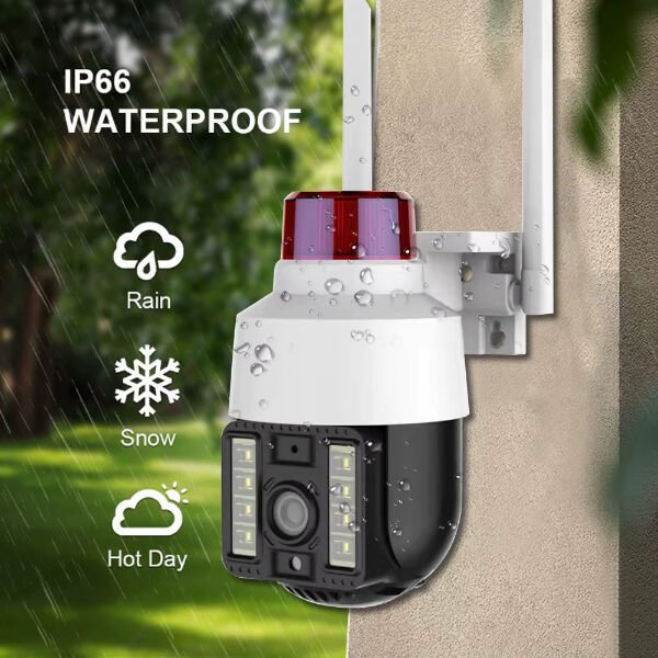 Alarmlı Dış Mekan Güvenlik Kamerası Şık Tasarımlı Fonksiyonel Ürün