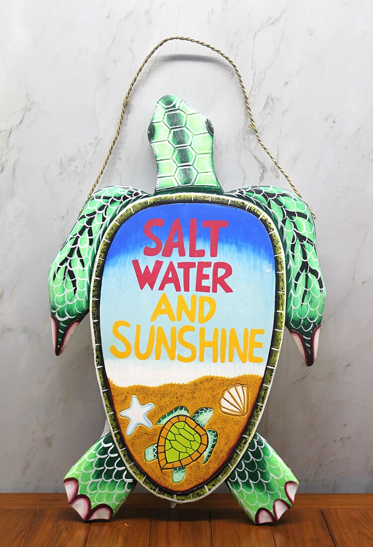 Ahşap Duvara Asmalı Kaplumbağa Şık Tasarımlı Fonksiyonel Ürün