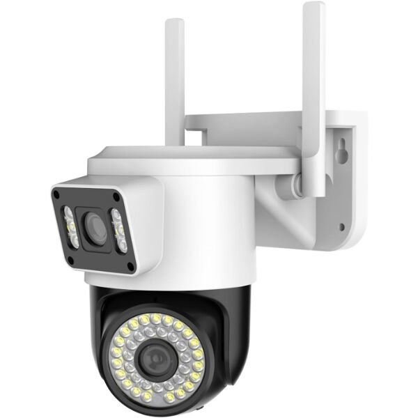 Çift Lensli Dış Mekan Wi-Fi Kamera Şık Tasarımlı Fonksiyonel Ürün