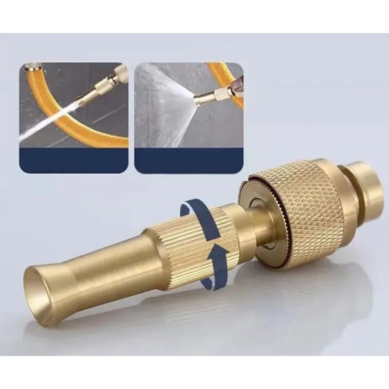 AYARLANABILIR BASINÇLI HORTUM BAŞLIĞI GOLD Şık Tasarımlı Fonksiyonel Ürün